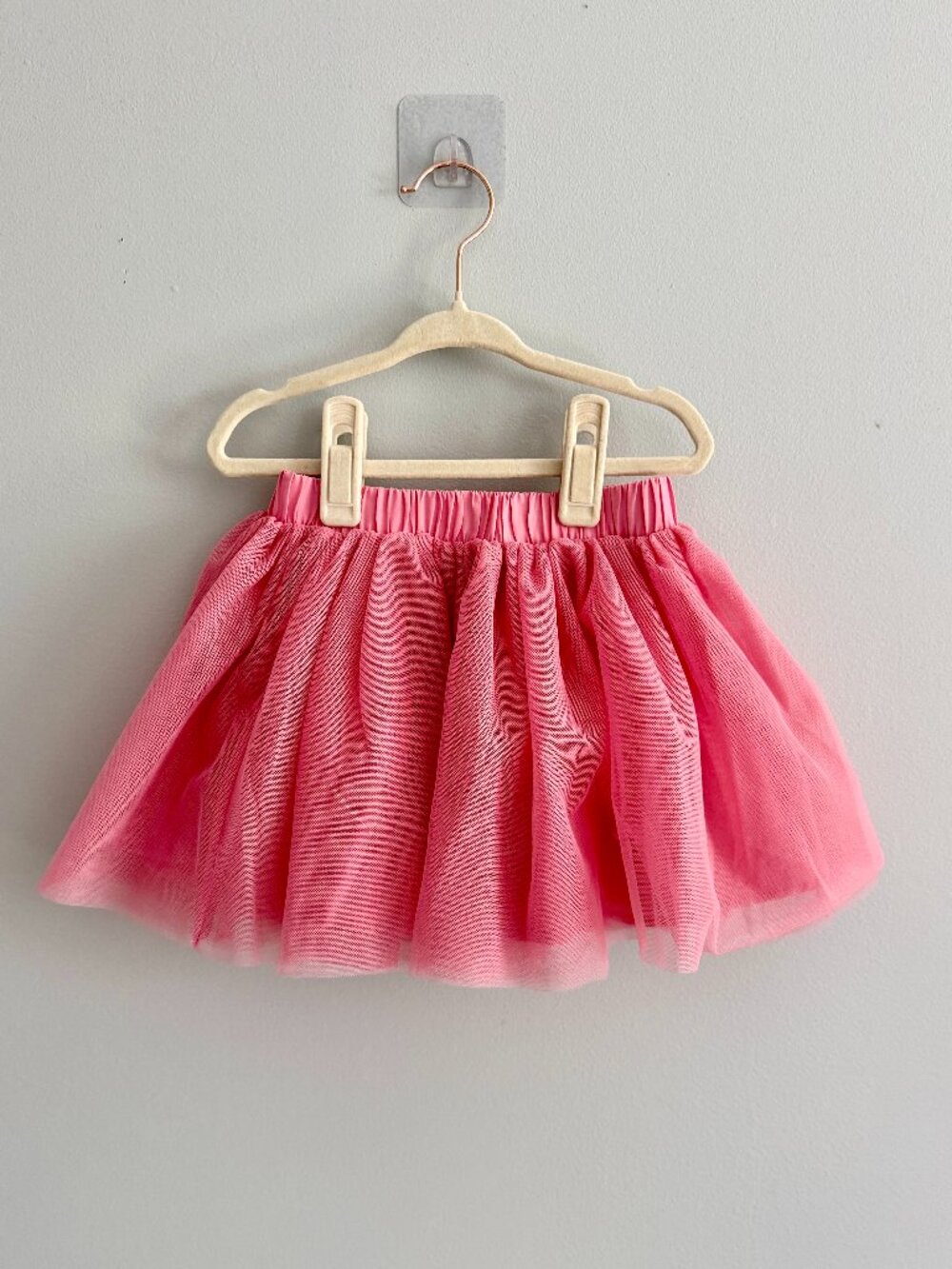 NWT Primary Rose Pink Tutu Skirt Girls Recycled Tulle Cotton Lined 3T